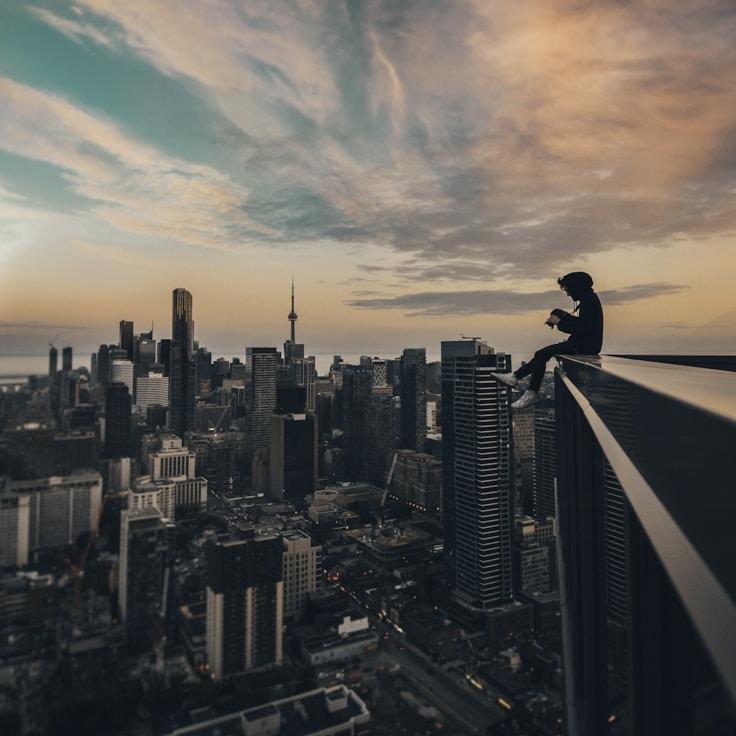 Sunset outdoors in Spain